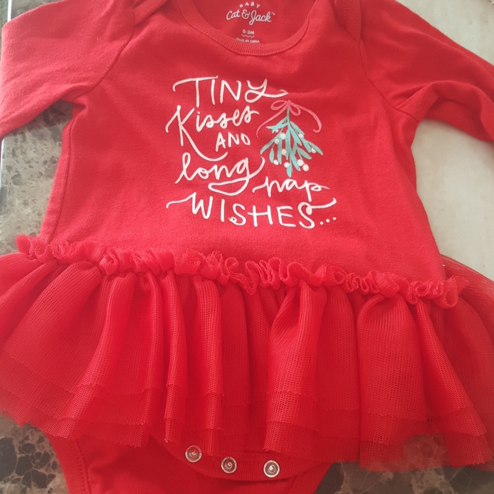 Baby girl Xmas dress. 0-3 Months . Beautiful
